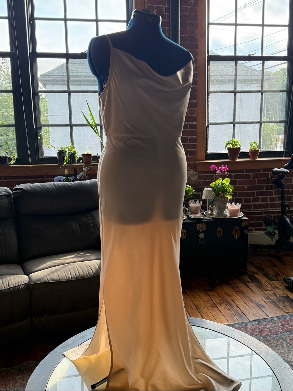 🤍 BHLDN Dylan Satin Gown – Size 12 | NWT